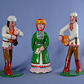 Коллекция керамических матрешек в национальных нарядах Республики Марий Эл. Ручная роспись, авторская работа