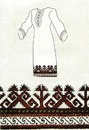 Обереги в народном костюме - вышивка на платье