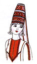 Марийский женский головной убор